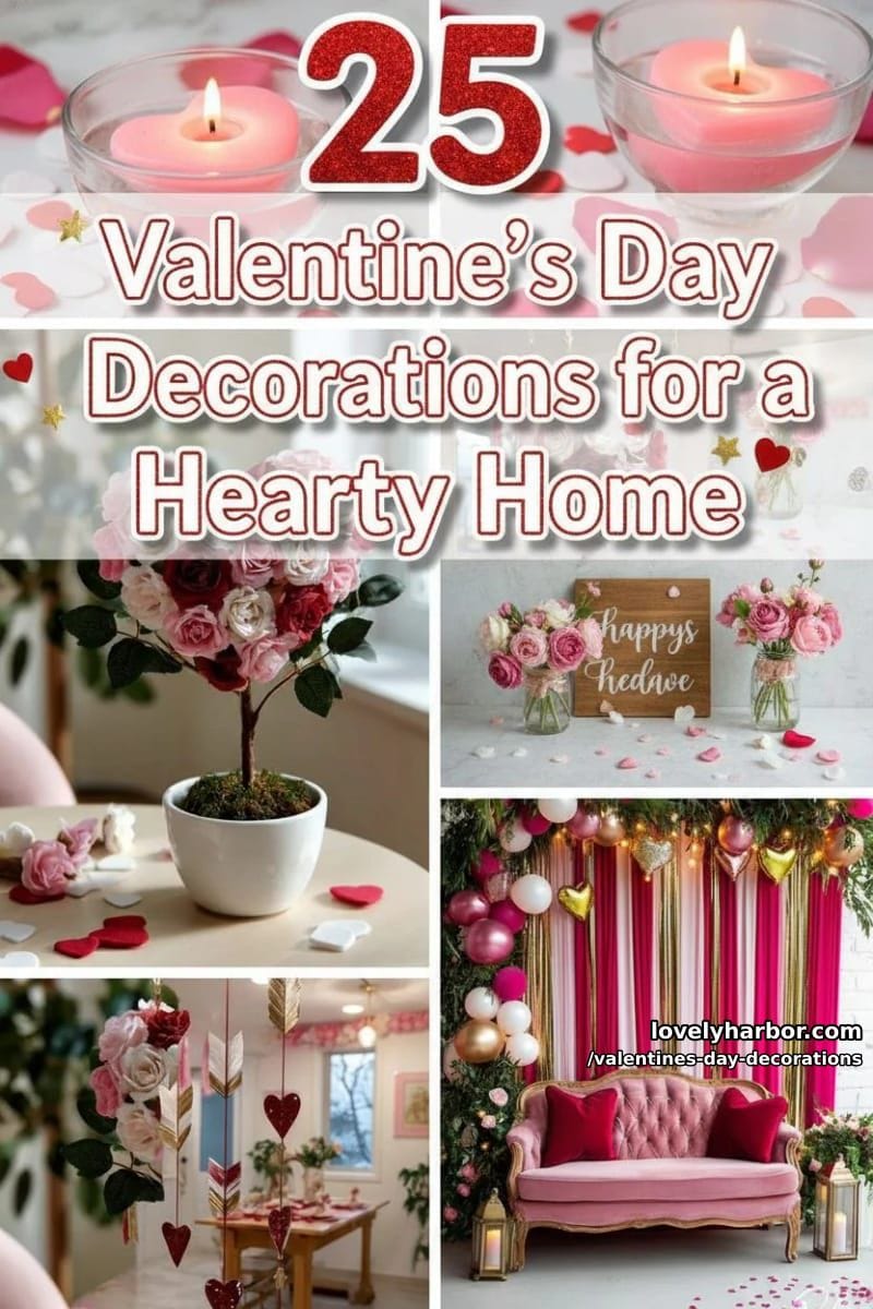 25 Valentine’s Day Decorations for a Hearty Home 121 valentines day decorations - Collage 60