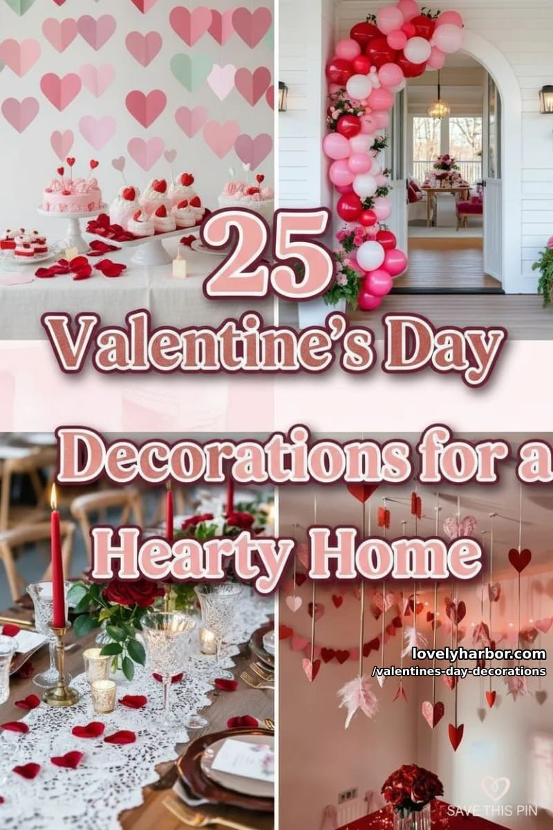 25 Valentine’s Day Decorations for a Hearty Home 124 valentines day decorations - Collage 63