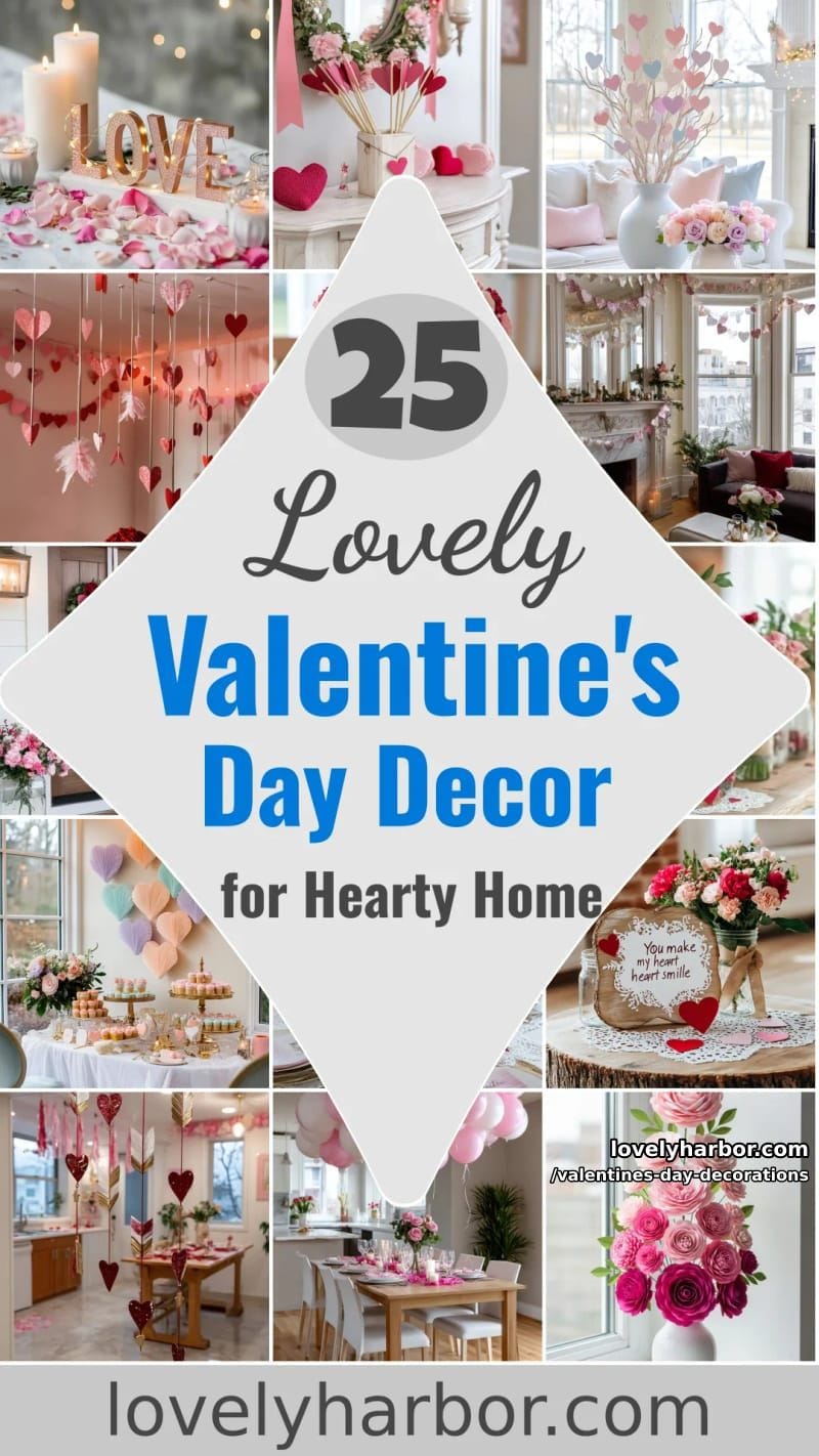 25 Valentine’s Day Decorations for a Hearty Home 126 valentines day decorations - Collage 65