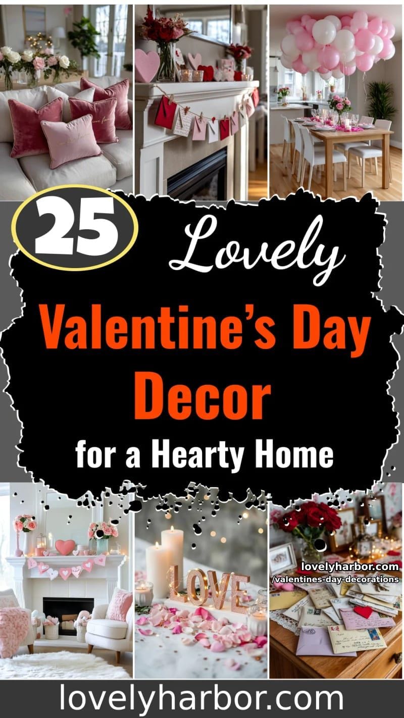 25 Valentine’s Day Decorations for a Hearty Home 133 valentines day decorations - Collage 72
