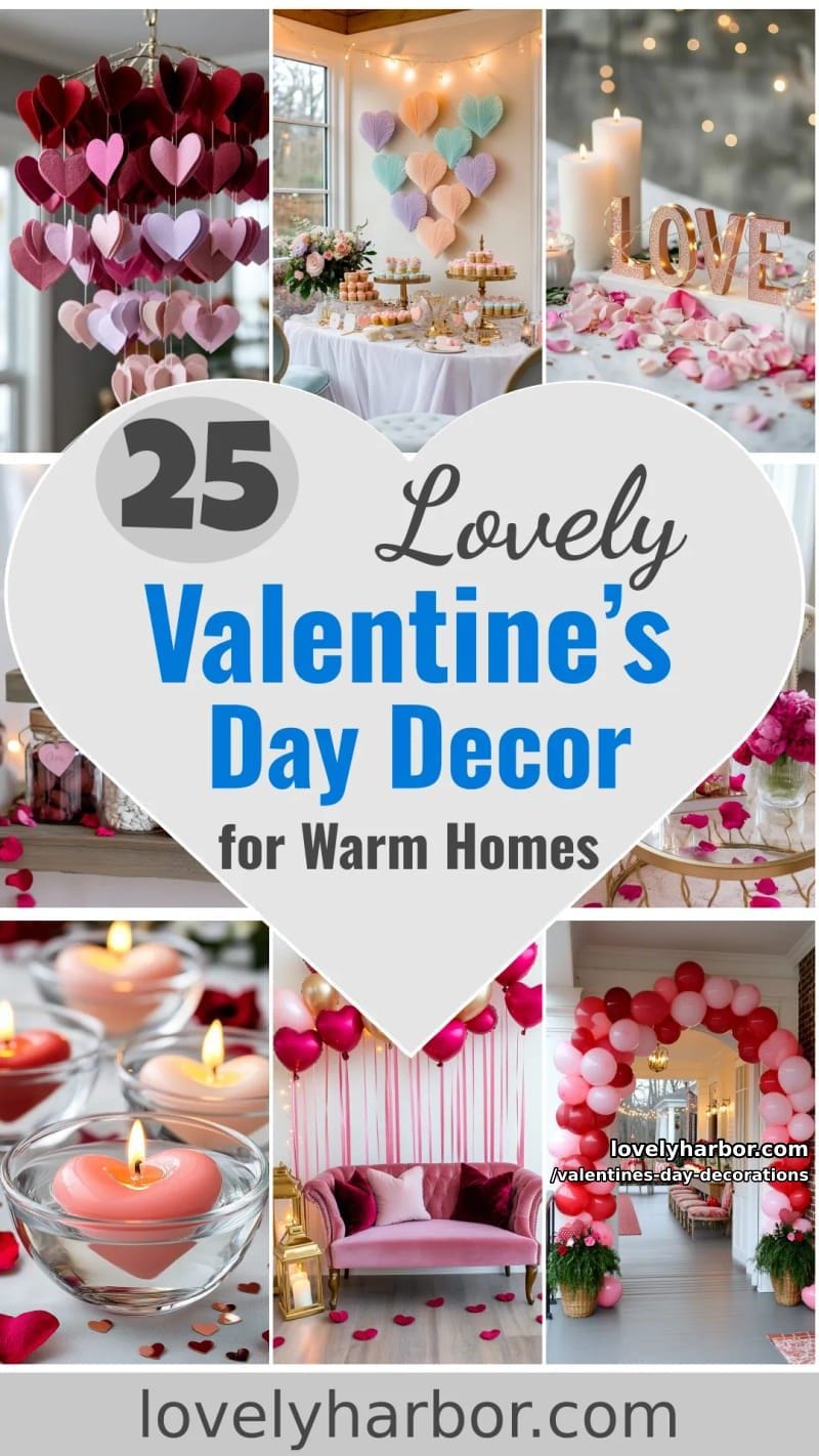 25 Valentine’s Day Decorations for a Hearty Home 137 valentines day decorations - Collage 76