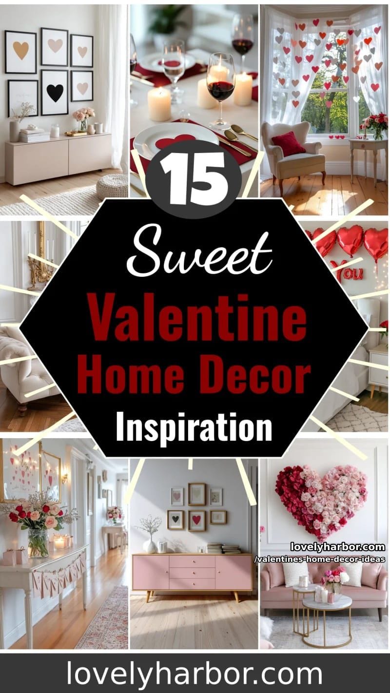 15 Sweet Valentines Home Decor Ideas for a Love-Filled Home 75 valentines home decor ideas - Collage 38