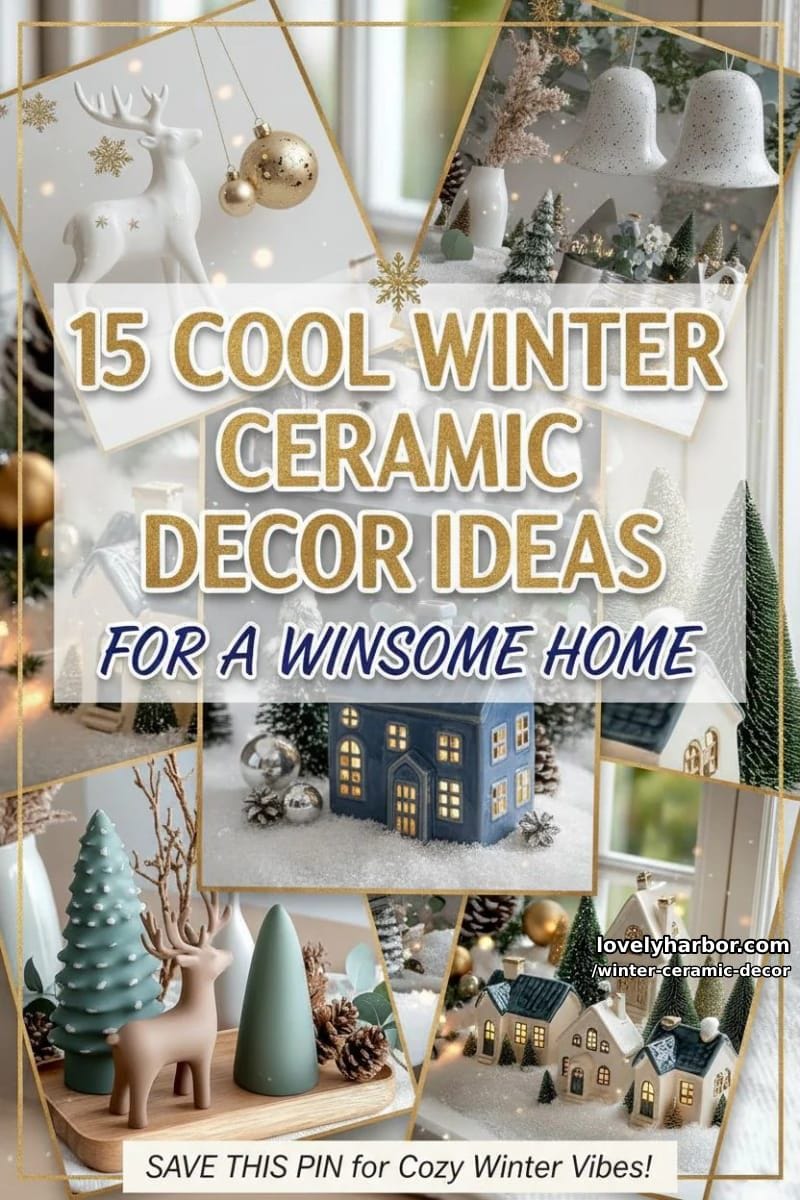15 Cool Winter Ceramic Decor Ideas for a Winsome Home 40 winter ceramic decor - Collage 39
