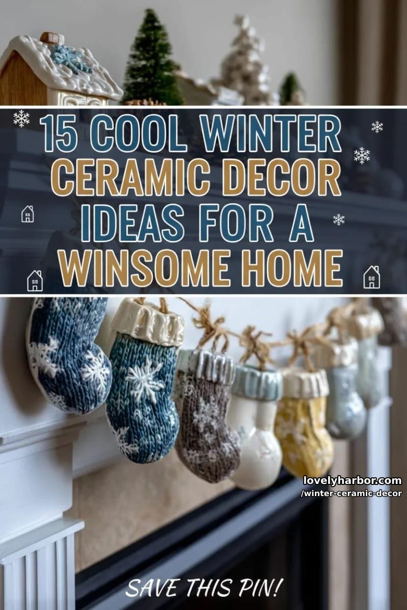 15 Cool Winter Ceramic Decor Ideas for a Winsome Home 41 winter ceramic decor - Collage 40
