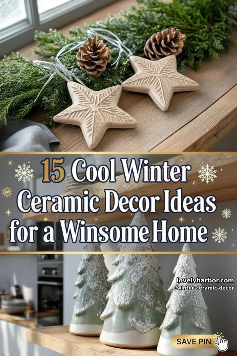 15 Cool Winter Ceramic Decor Ideas for a Winsome Home 49 winter ceramic decor - Collage 48