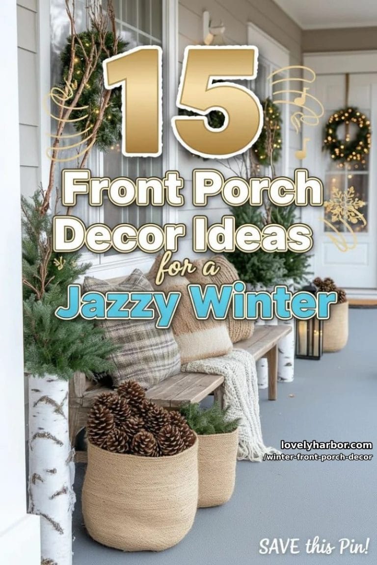 15 Unique Winter Front Porch Decor Ideas That Wow - Lovely Harbor
