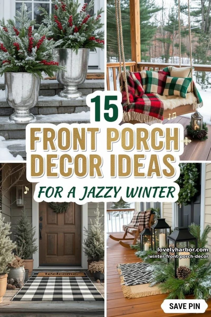 15 Unique Winter Front Porch Decor Ideas That Wow 38 winter front porch decor - Collage 37