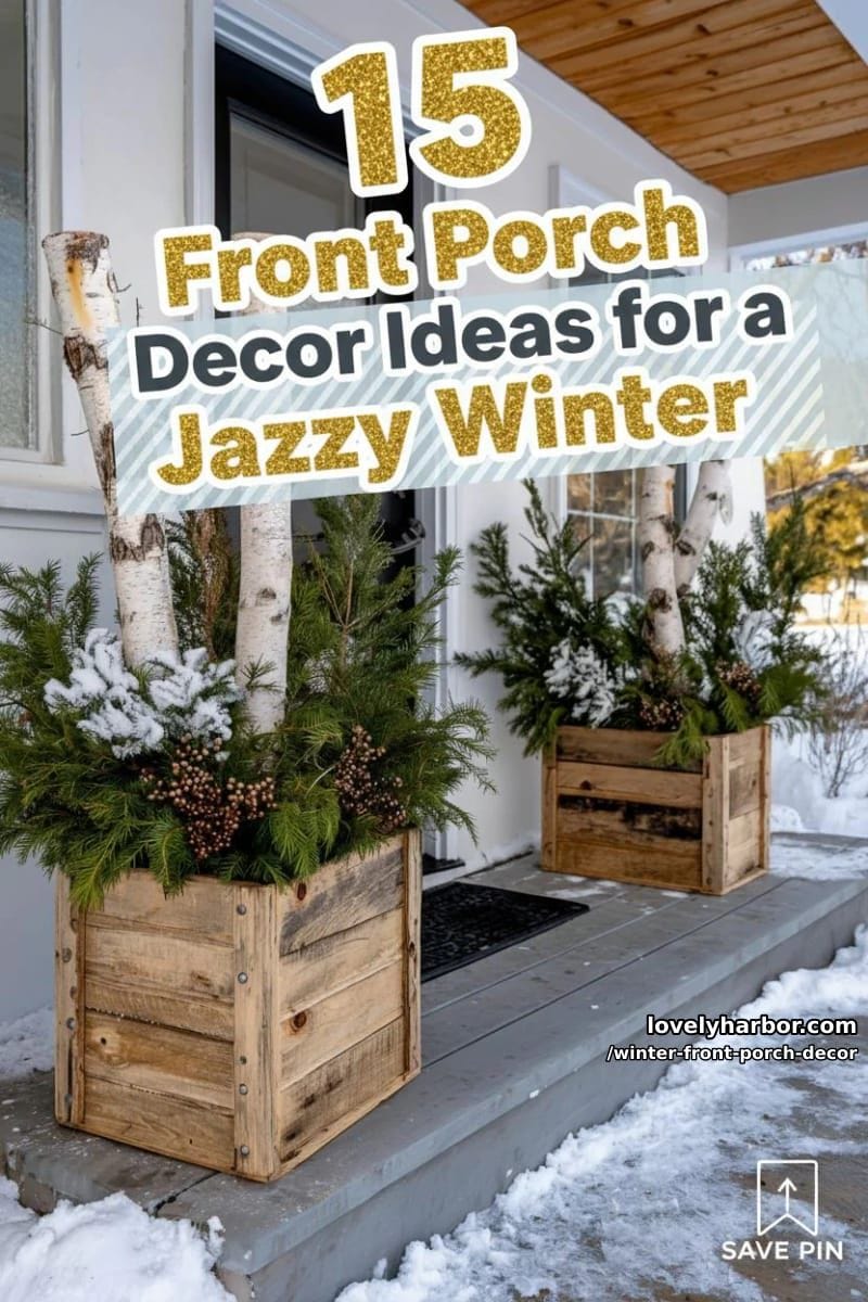 15 Unique Winter Front Porch Decor Ideas That Wow 45 winter front porch decor - Collage 44