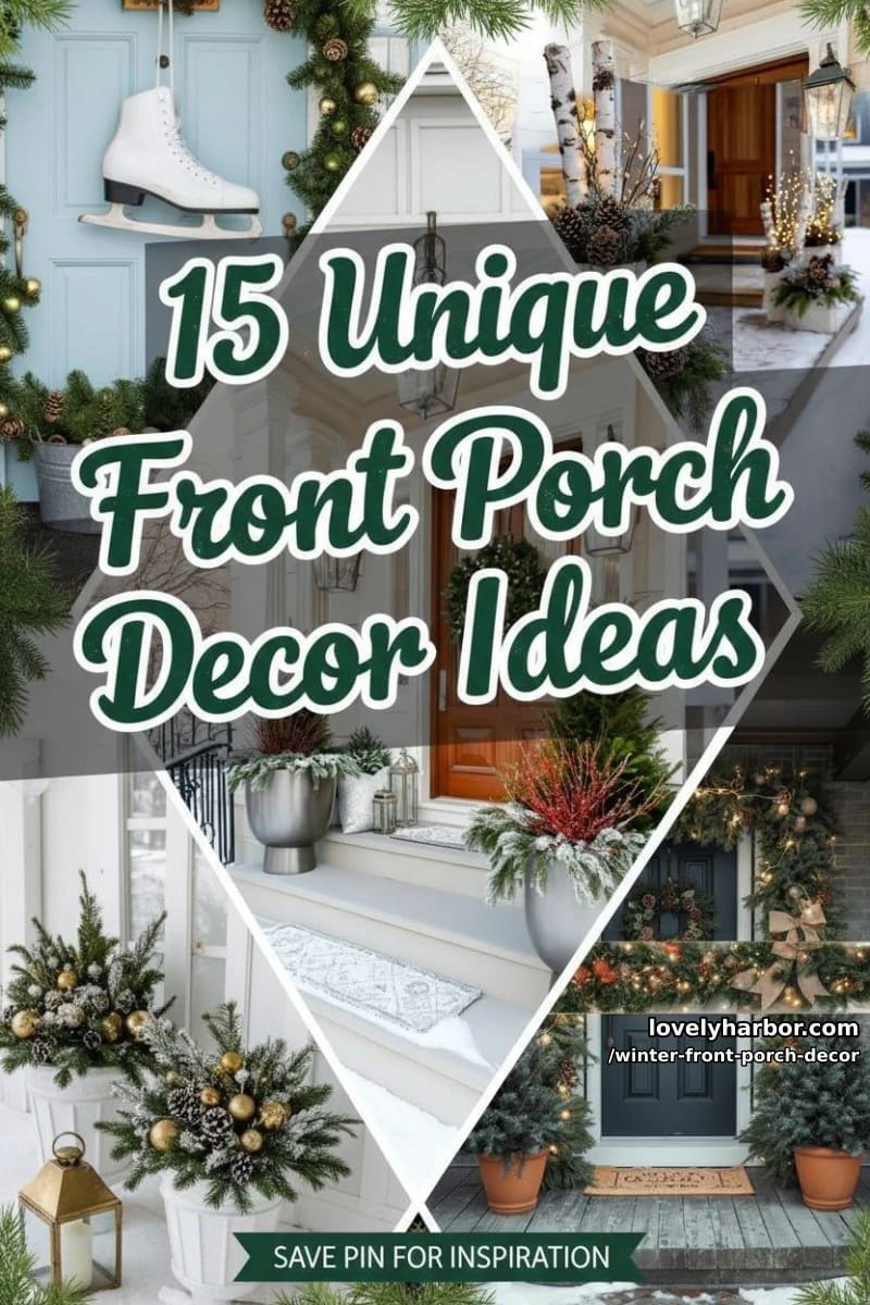 15 Unique Winter Front Porch Decor Ideas That Wow 48 winter front porch decor - Collage 47