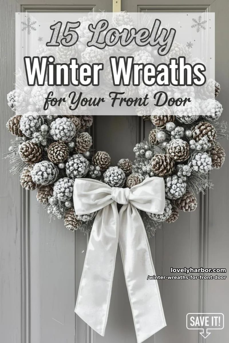 15 Lovely Winter Wreaths for Your Front Door 39 winter wreaths for front door - Collage 38