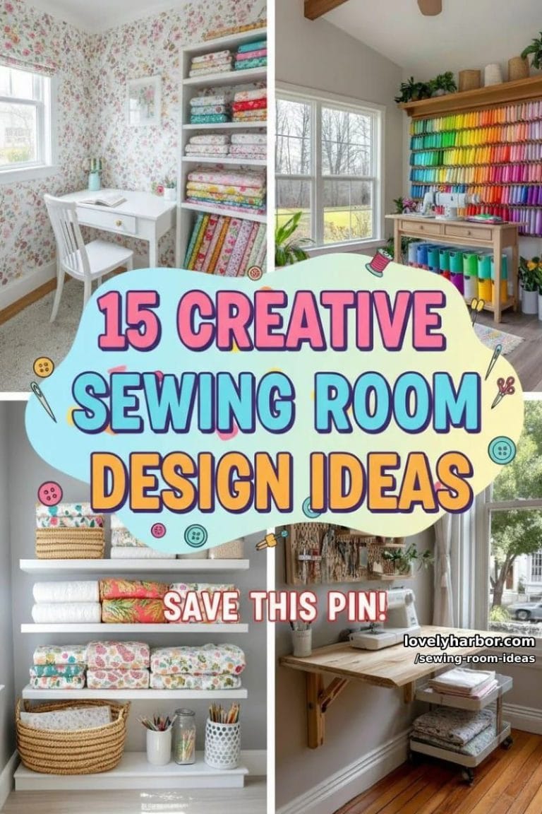 15 Creative Sewing Room Design Ideas - Lovely Harbor