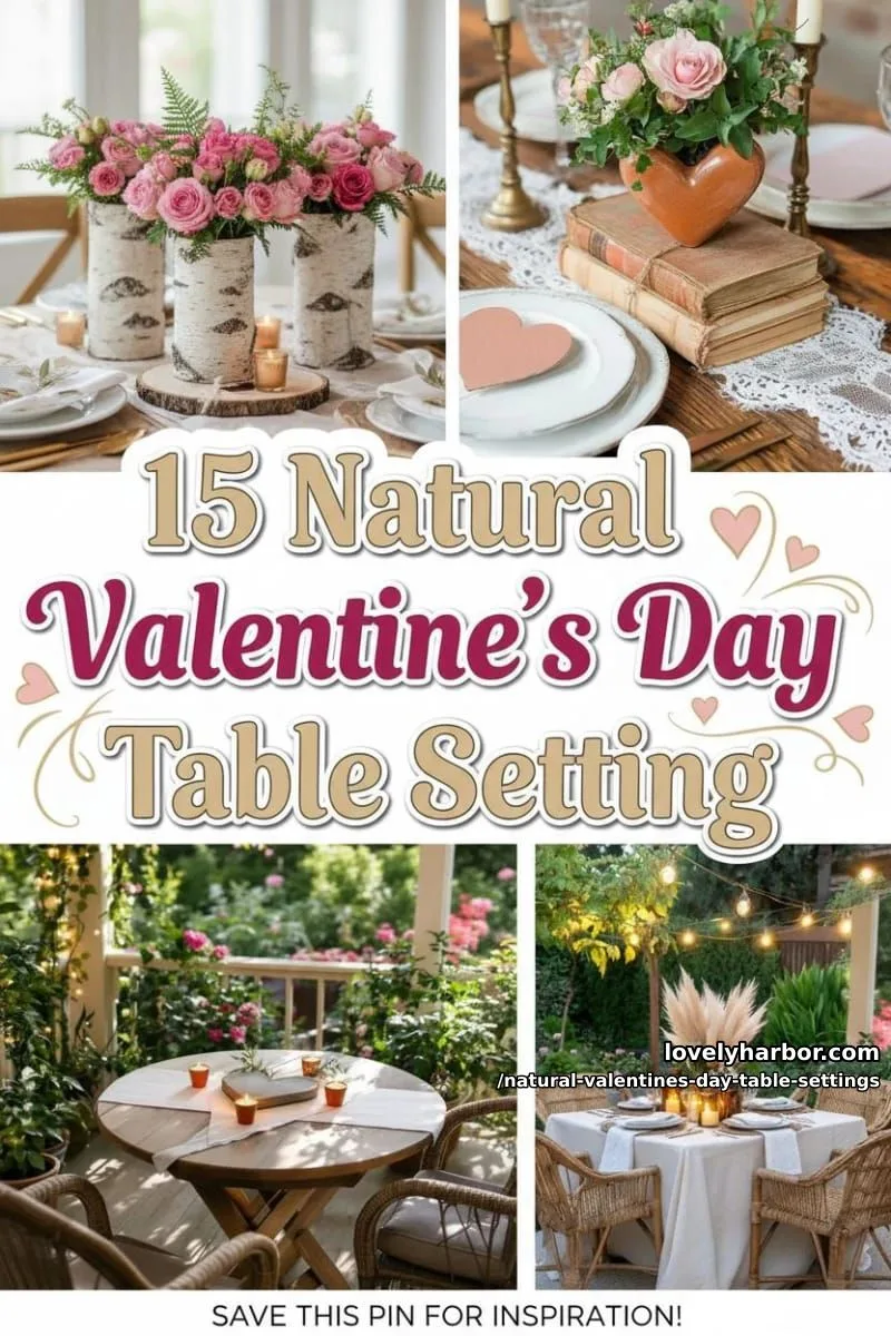 15 Natural Valentine’s Day Table Settings Perfect for a Romantic Table for Two 1 article image 1