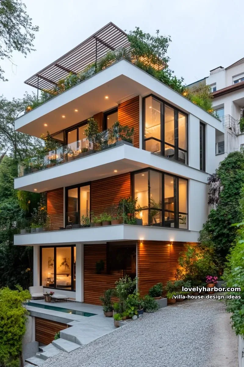 compact villa maximizing small plots with creative vertical design 1