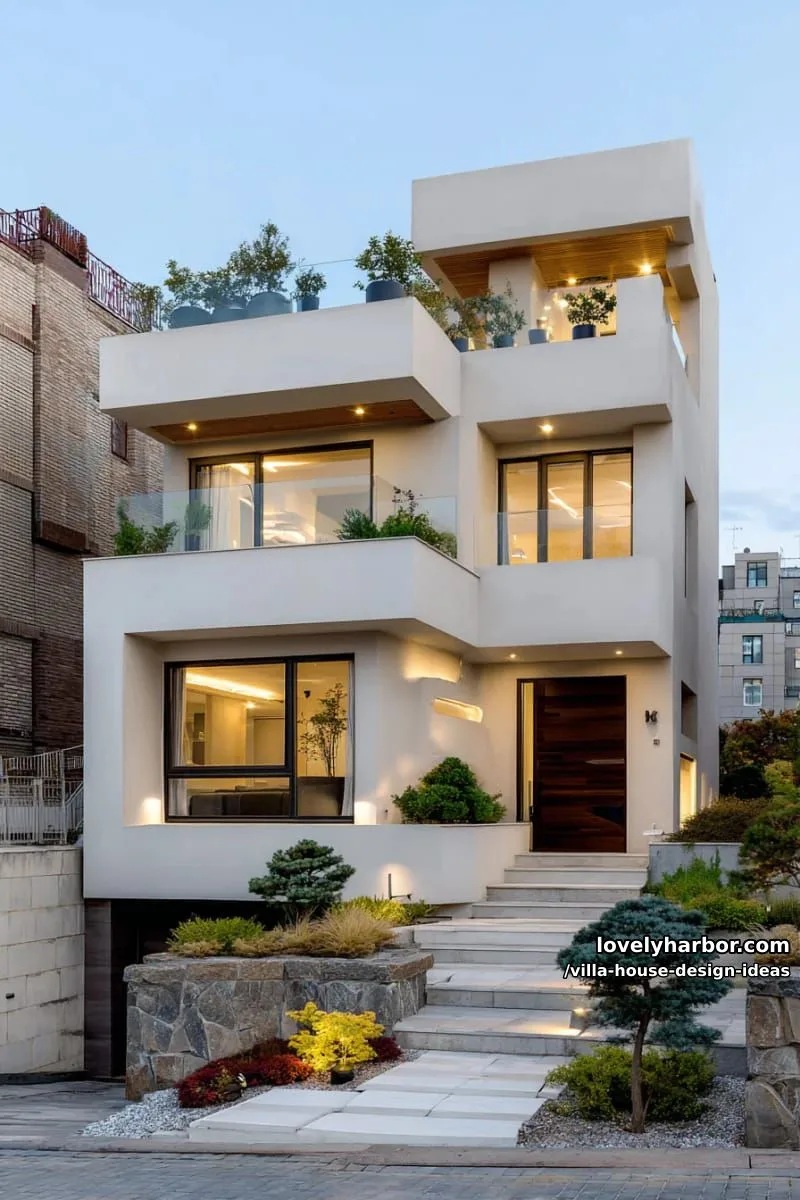 compact villa maximizing small plots with creative vertical design 1