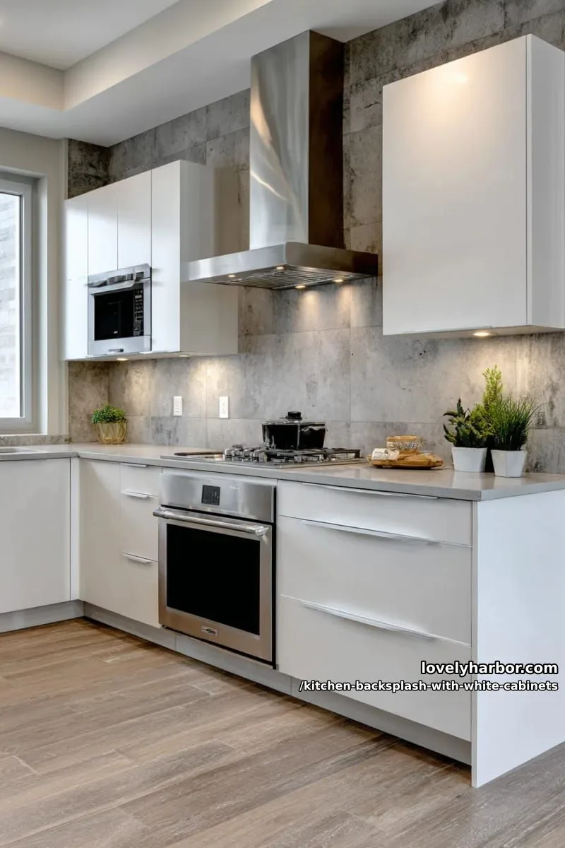 concrete-look porcelain tiles for urban industrial contrast 1