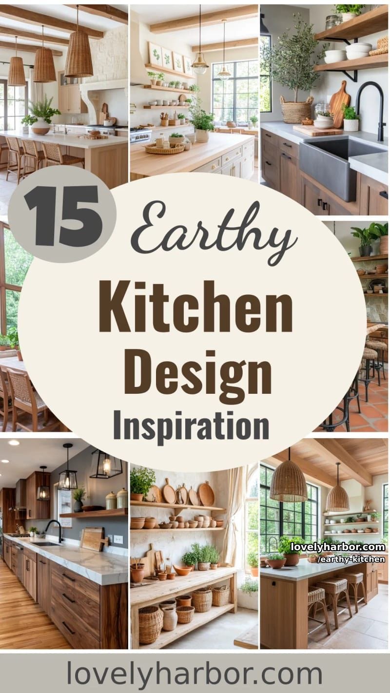 15 Earthy Kitchen Inspirations for Nature-Infused Space 59 earthy kitchen - Collage 58
