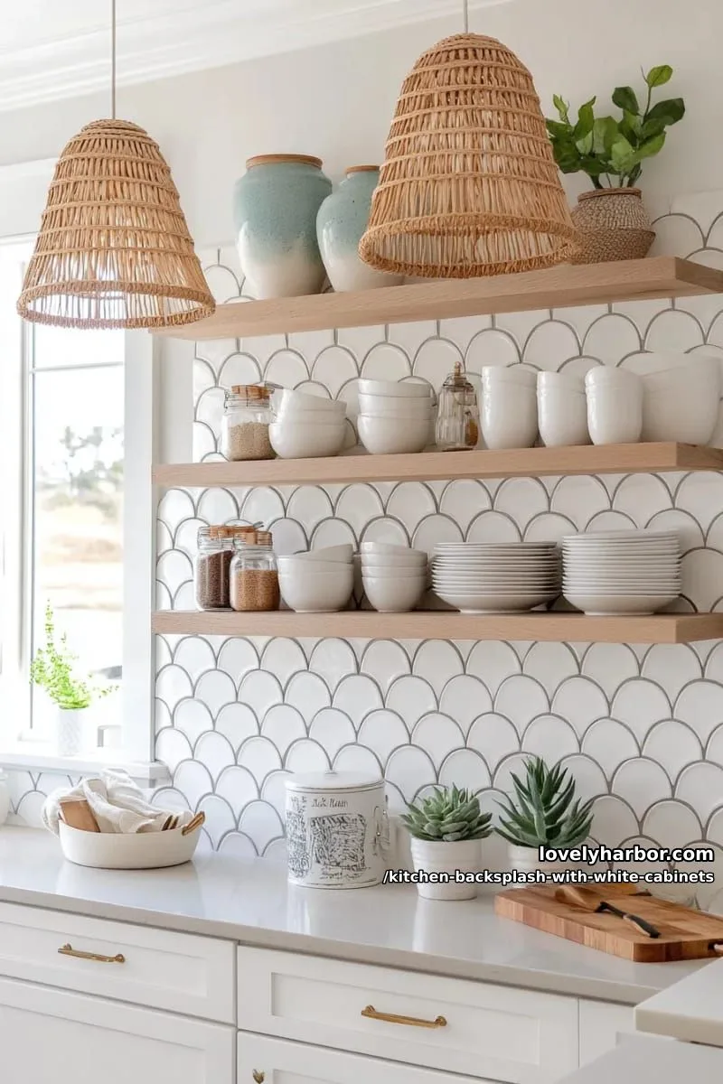 matte white fish scale tiles for a soft, coastal vibe 1