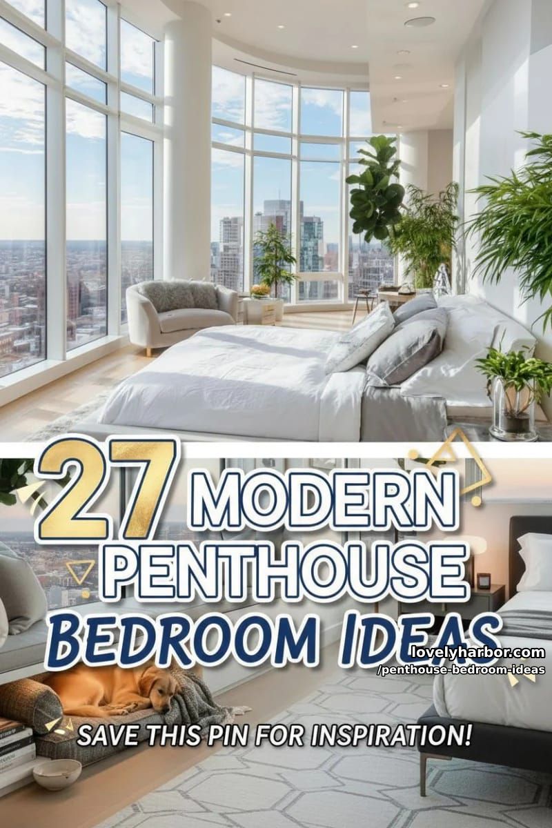 27 Modern Penthouse Bedroom Ideas That Wow 75 penthouse bedroom ideas - Collage 74