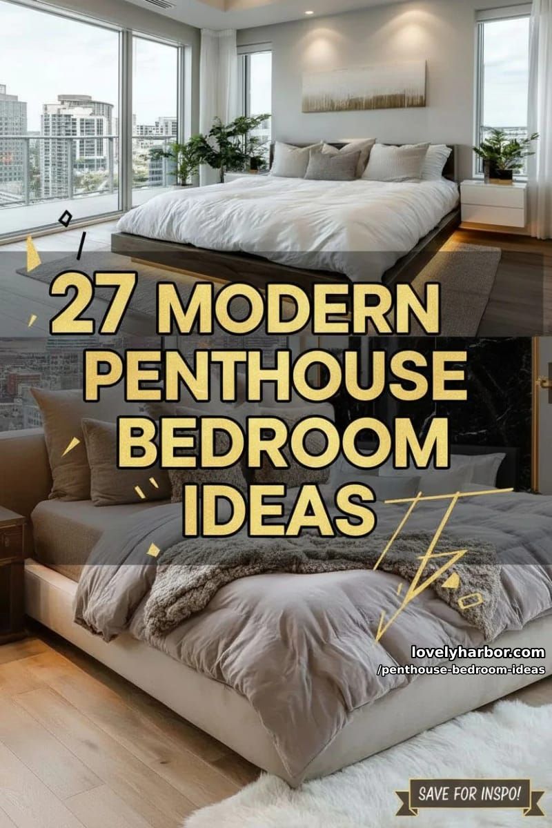 27 Modern Penthouse Bedroom Ideas That Wow 76 penthouse bedroom ideas - Collage 75