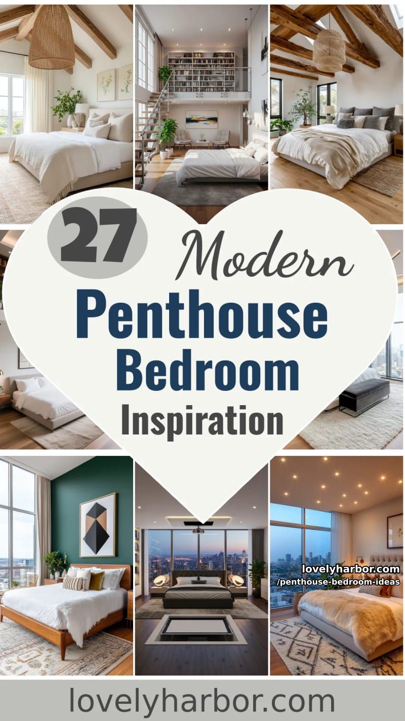 27 Modern Penthouse Bedroom Ideas That Wow 80 penthouse bedroom ideas - Collage 79