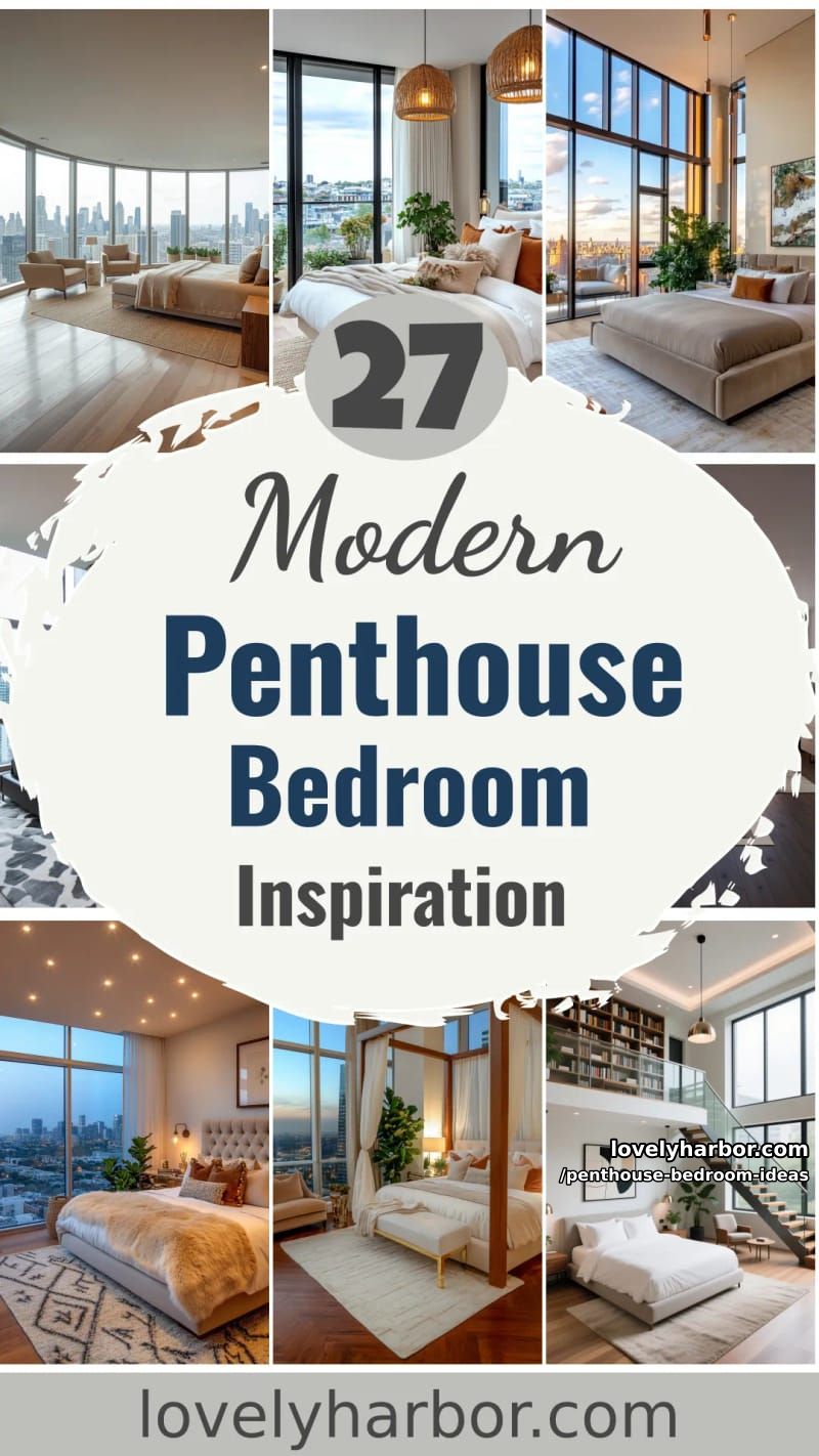 27 Modern Penthouse Bedroom Ideas That Wow 83 penthouse bedroom ideas - Collage 82