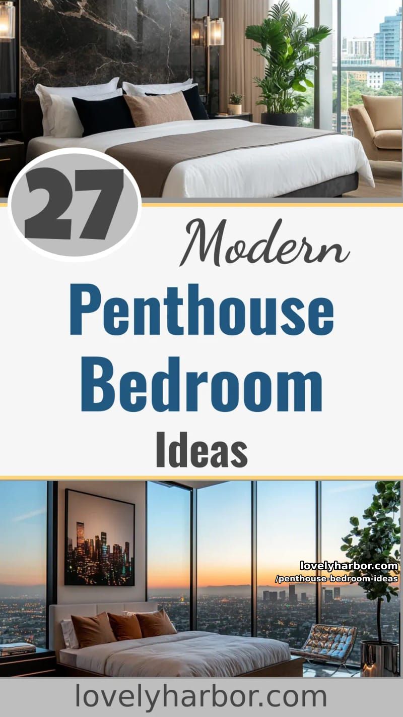 27 Modern Penthouse Bedroom Ideas That Wow 84 penthouse bedroom ideas - Collage 83