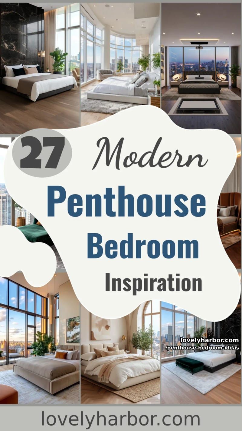 27 Modern Penthouse Bedroom Ideas That Wow 87 penthouse bedroom ideas - Collage 86