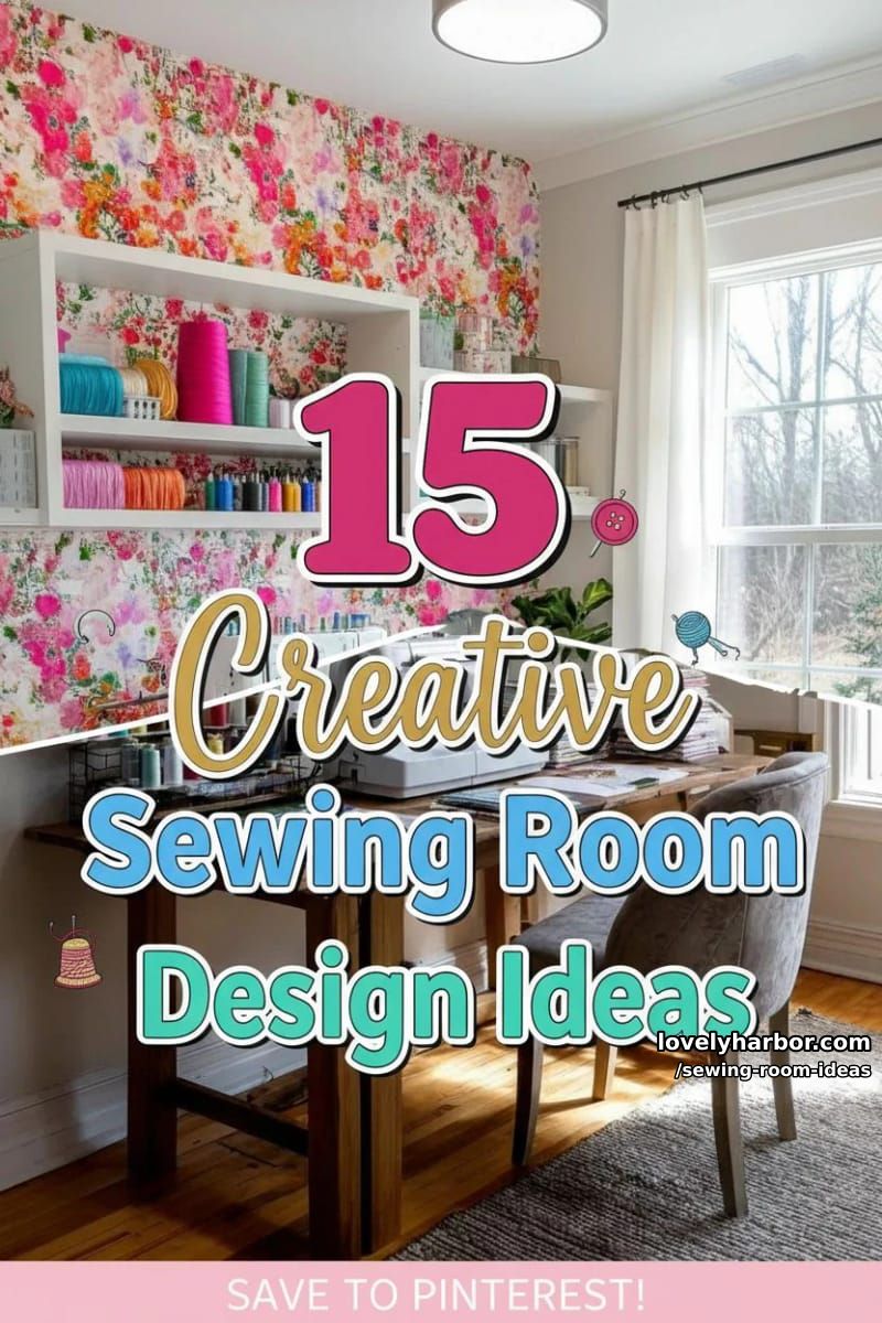 15 Creative Sewing Room Design Ideas 36 sewing room ideas - Collage 35