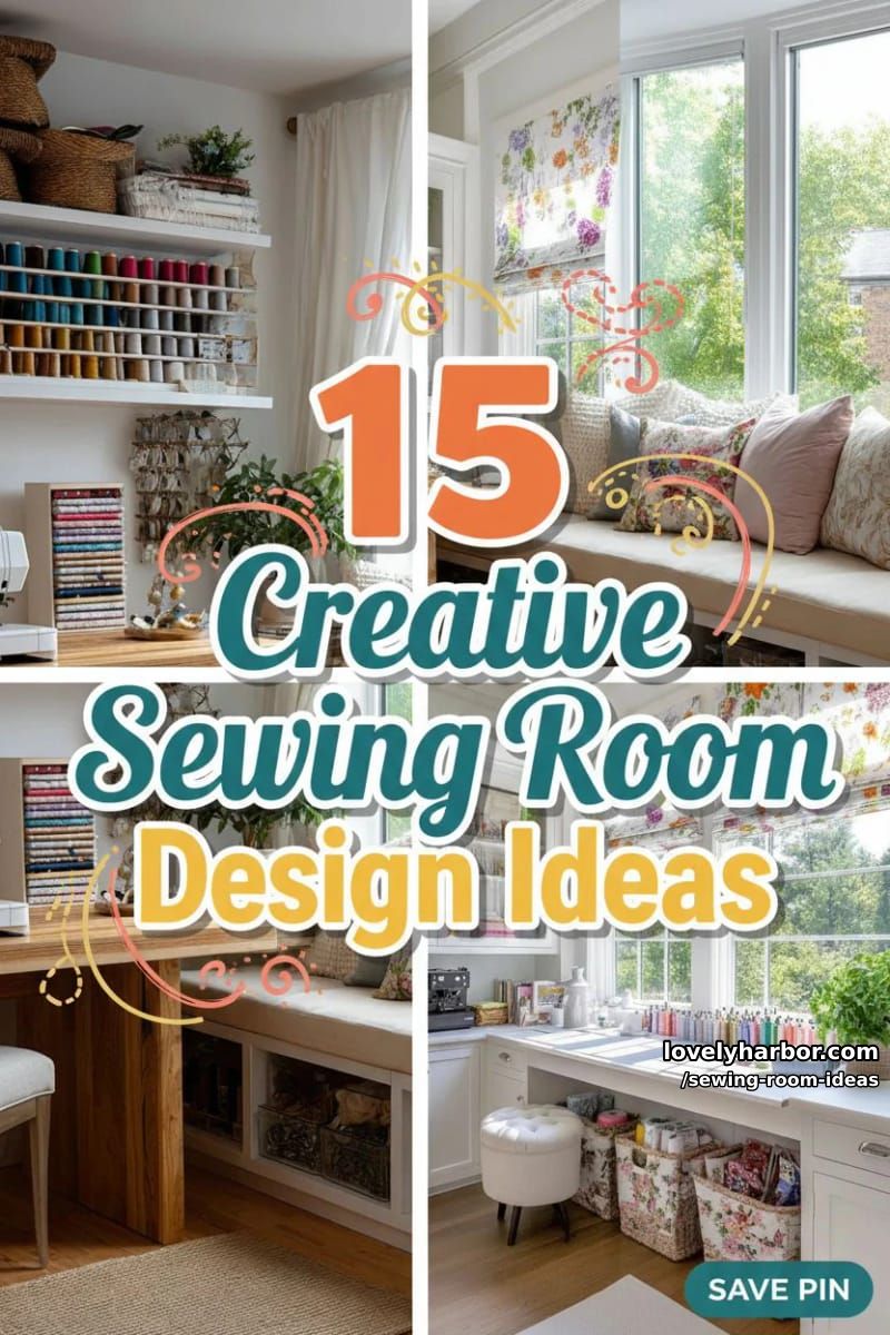 15 Creative Sewing Room Design Ideas 42 sewing room ideas - Collage 41