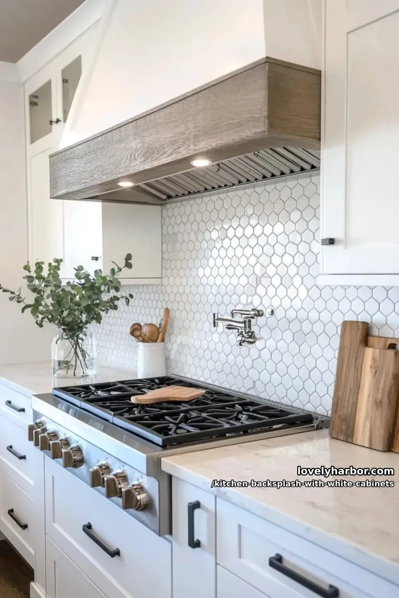 small-scale hexagon tiles blending white and pale gray tones 1