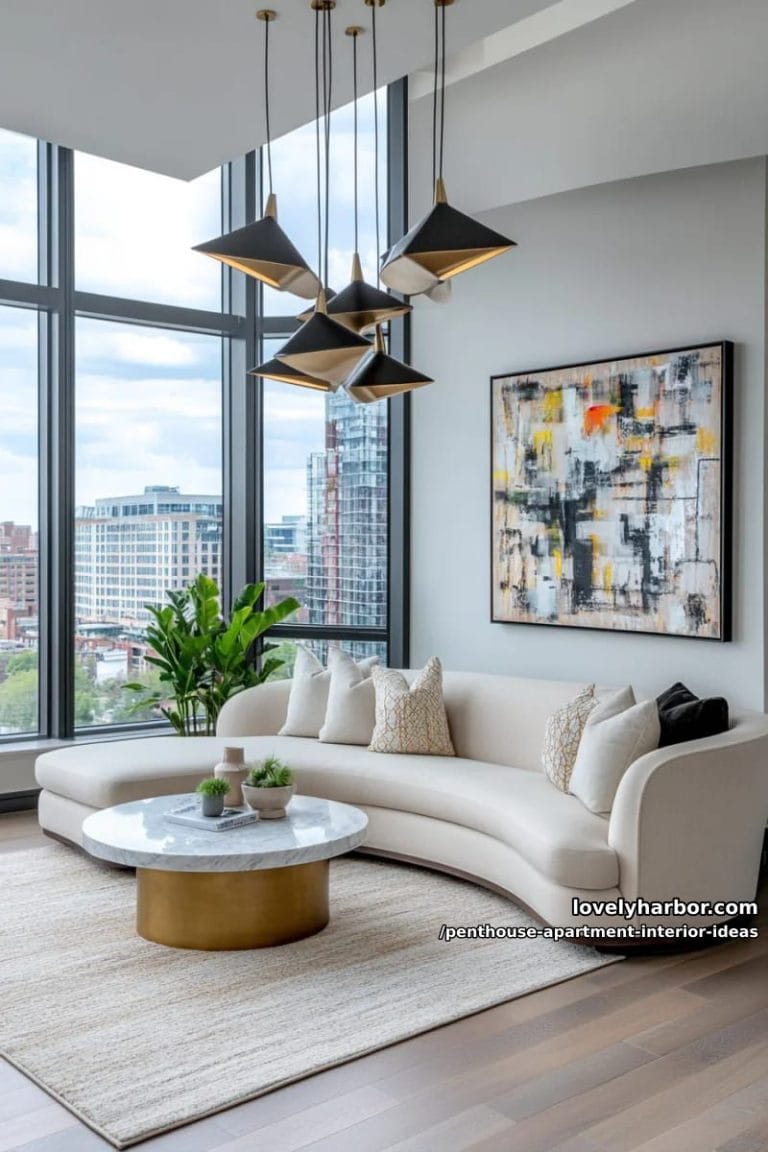 Image showcasing 29 Stunning Penthouse Apartment Interior Design Ideas For A Fresh New ...