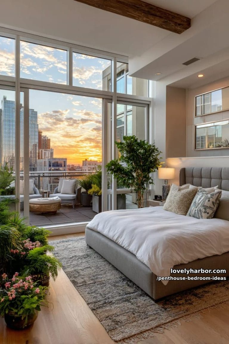 27 Modern Penthouse Bedroom Ideas That Wow - Lovely Harbor