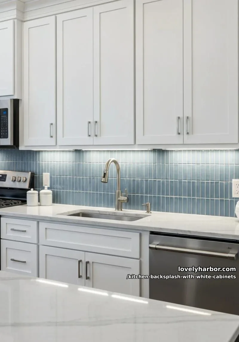 vertical stacked rectangular tiles in cool blue-gray for a fresh twist 1