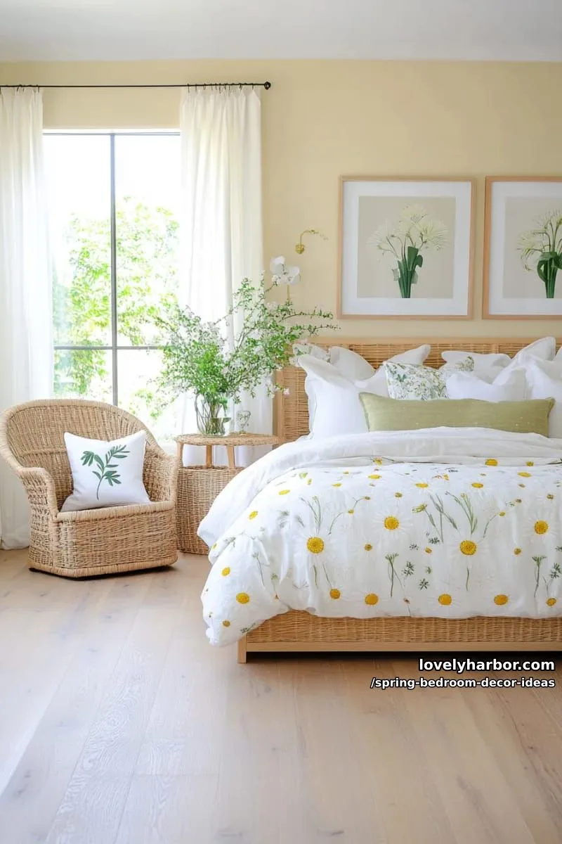 21 Unique Spring Bedroom Decor Ideas For 2026 20 add daisy-patterned bedding for a playful, cheerful spring bedroom vibe. 1
