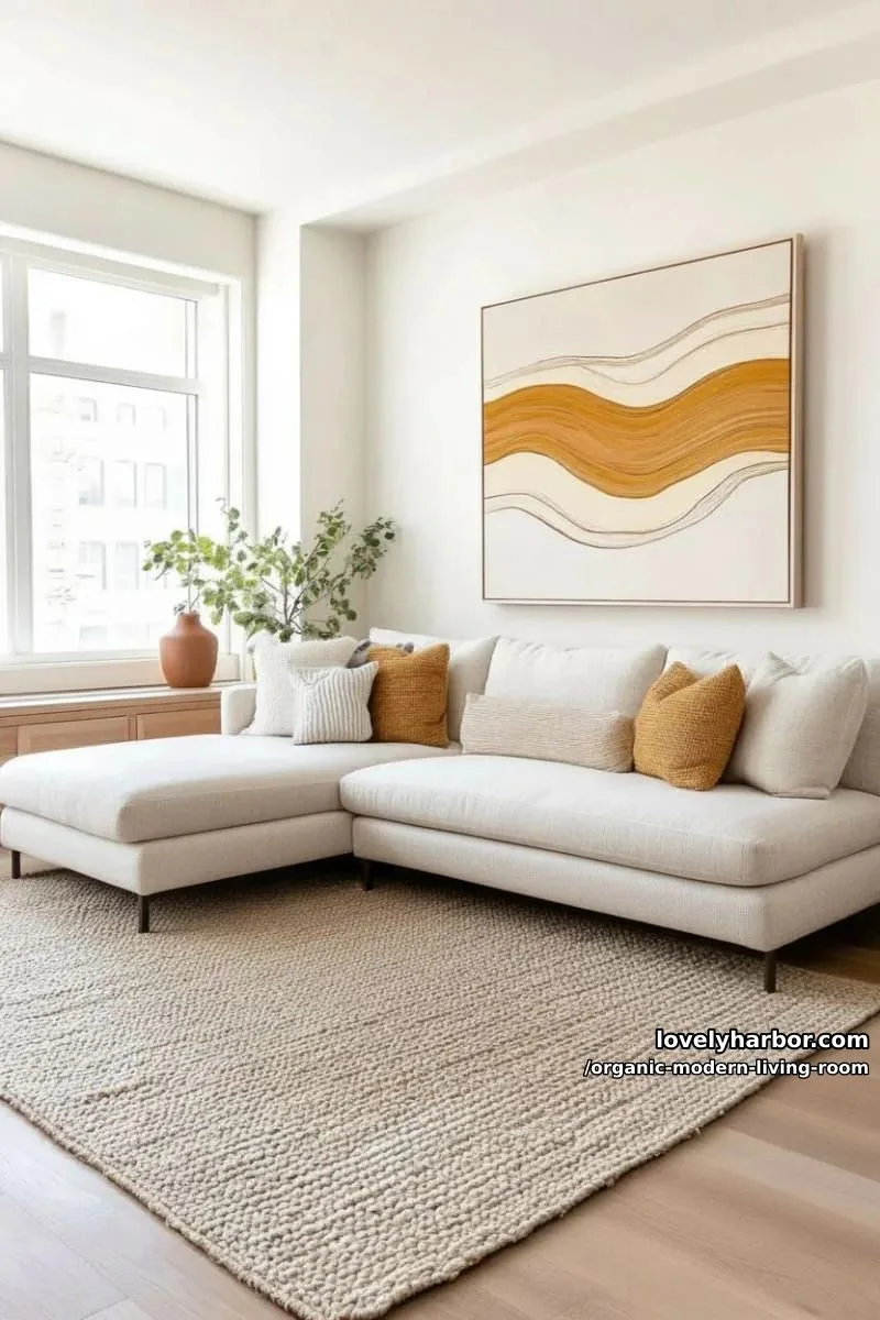 display abstract wall art in earthy taupe, sand, and stone hues 1