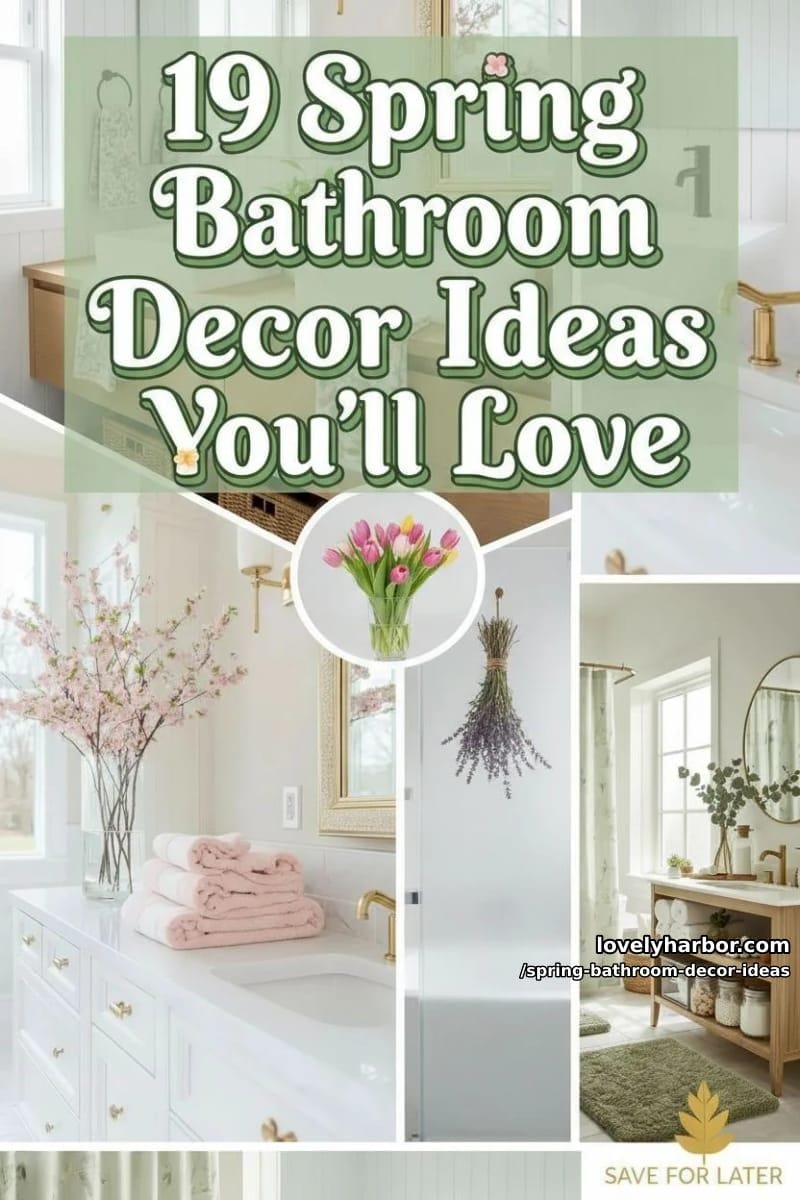 19 Unique Spring Bathroom Decor Ideas You’ll Love 45 enjoy these spring bathroom decor ideas 44