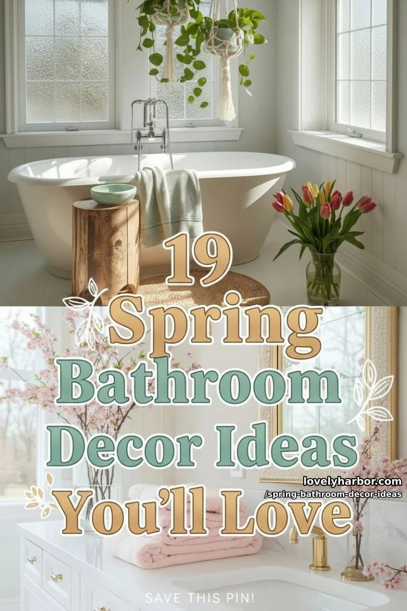 19 Unique Spring Bathroom Decor Ideas You’ll Love 46 enjoy these spring bathroom decor ideas 45