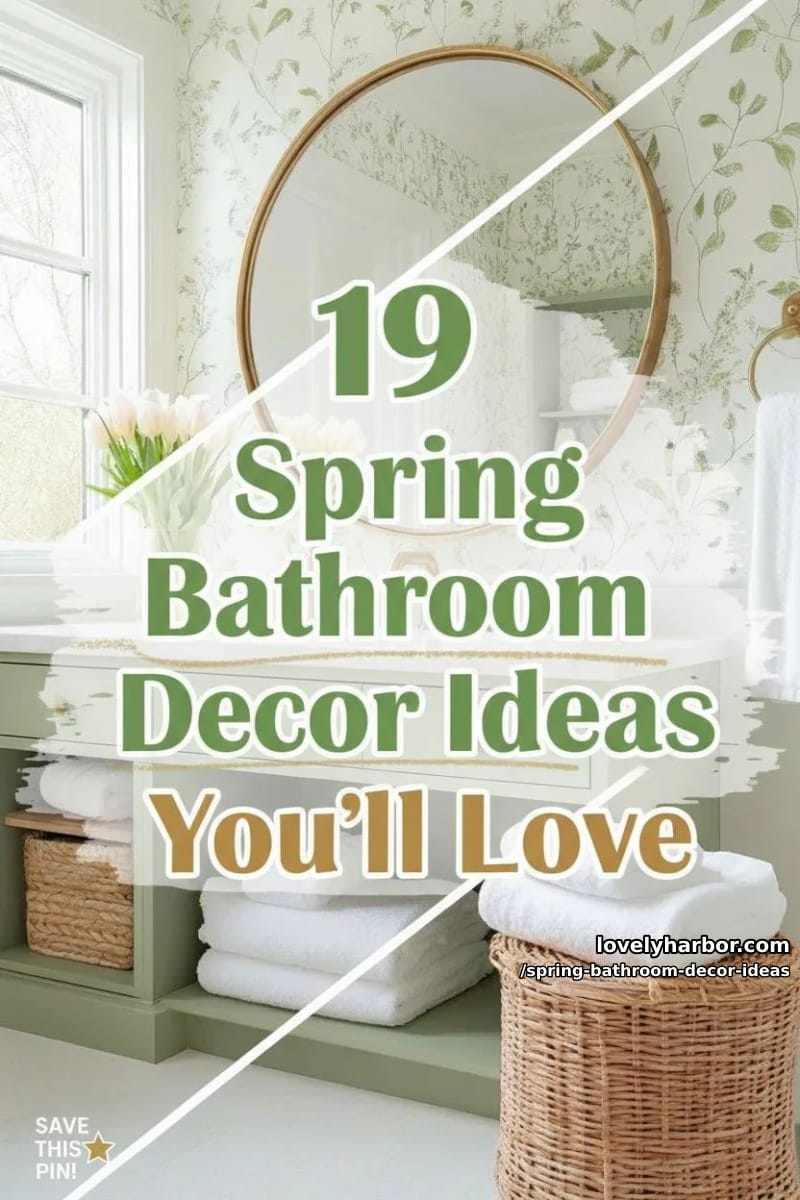 19 Unique Spring Bathroom Decor Ideas You’ll Love 47 enjoy these spring bathroom decor ideas 46