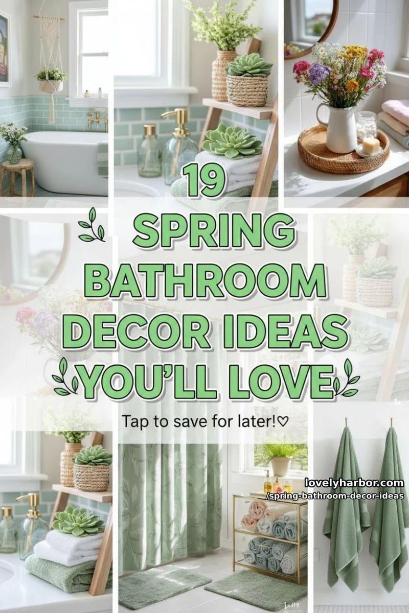 19 Unique Spring Bathroom Decor Ideas You’ll Love 49 enjoy these spring bathroom decor ideas 48