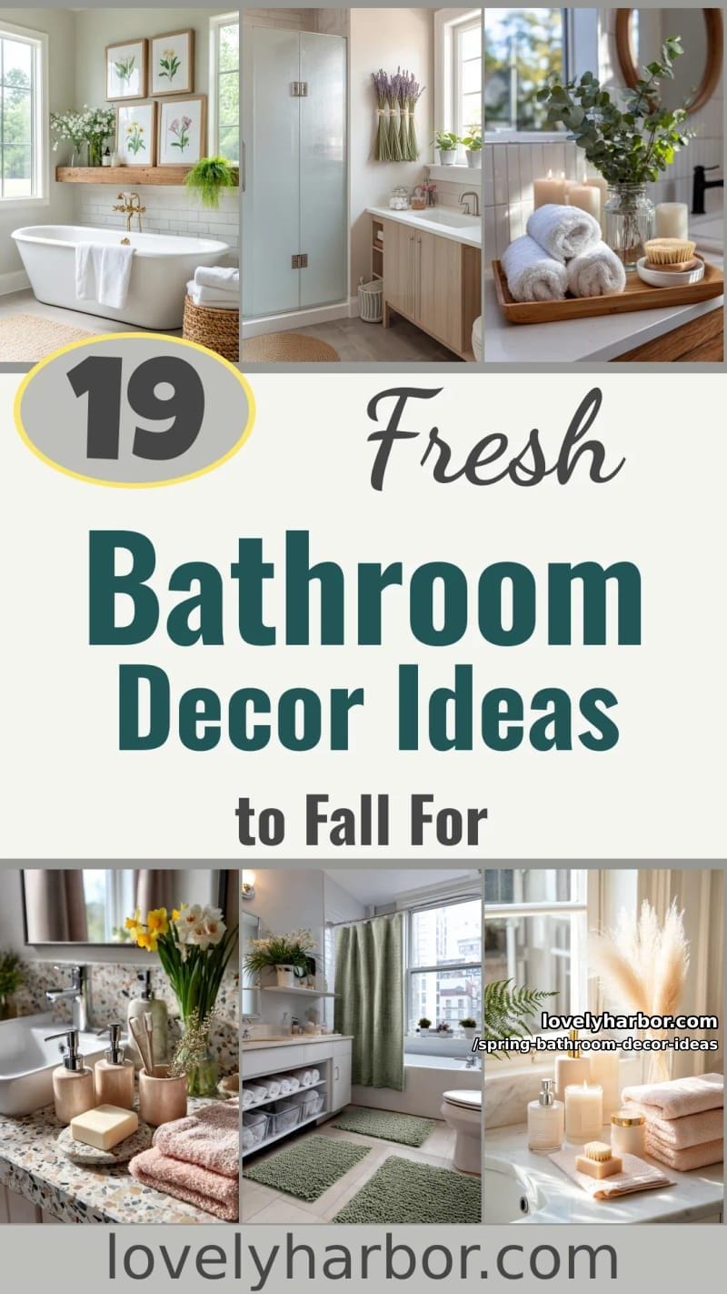 19 Unique Spring Bathroom Decor Ideas You’ll Love 51 enjoy these spring bathroom decor ideas 50