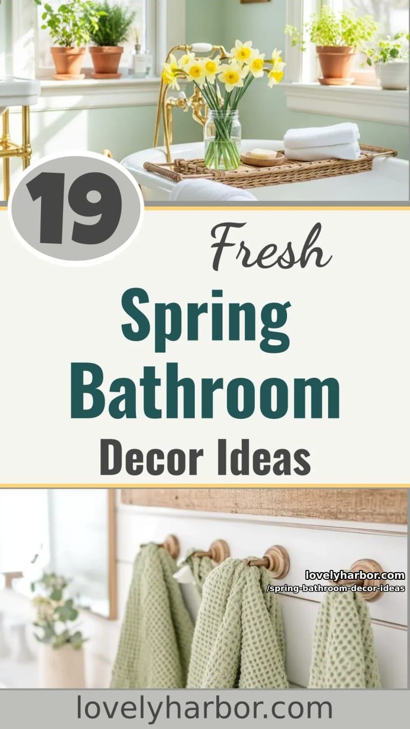 19 Unique Spring Bathroom Decor Ideas You’ll Love 52 enjoy these spring bathroom decor ideas 51