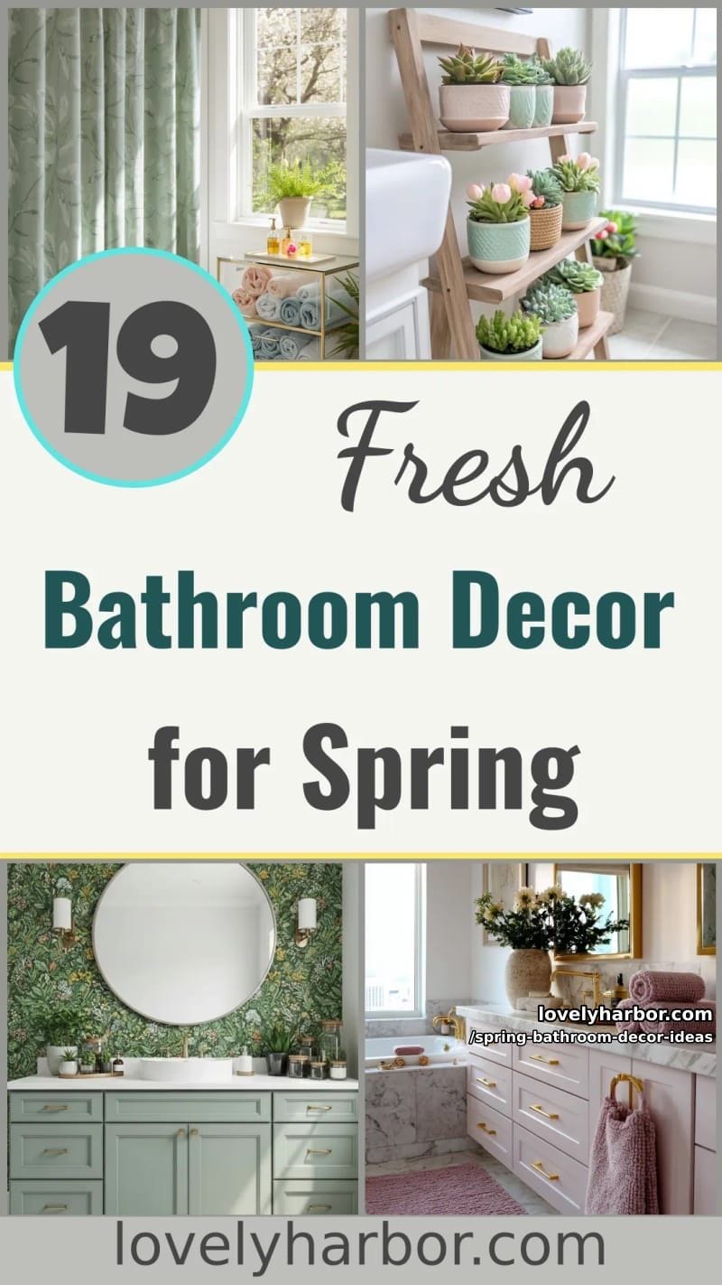 19 Unique Spring Bathroom Decor Ideas You’ll Love 53 enjoy these spring bathroom decor ideas 52