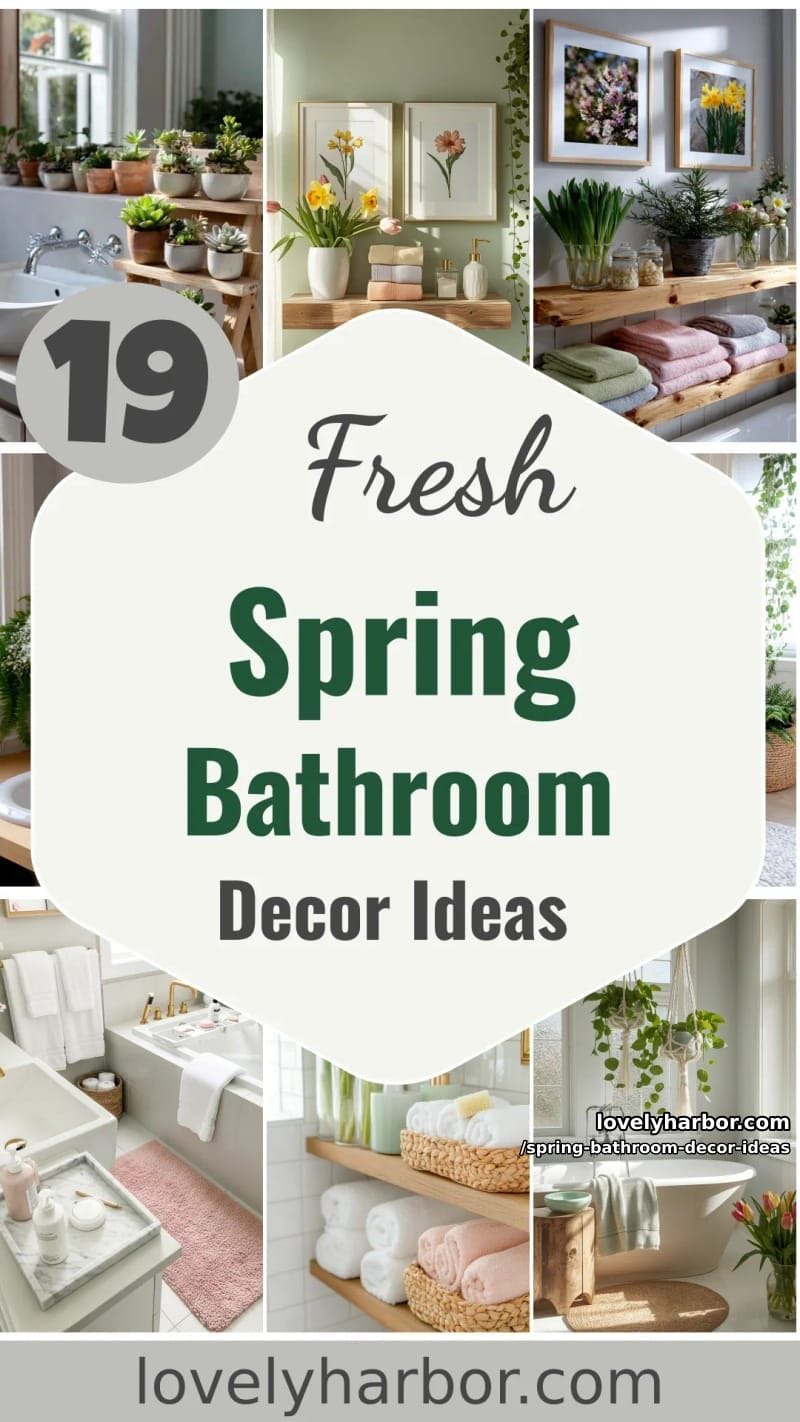 19 Unique Spring Bathroom Decor Ideas You’ll Love 54 enjoy these spring bathroom decor ideas 53