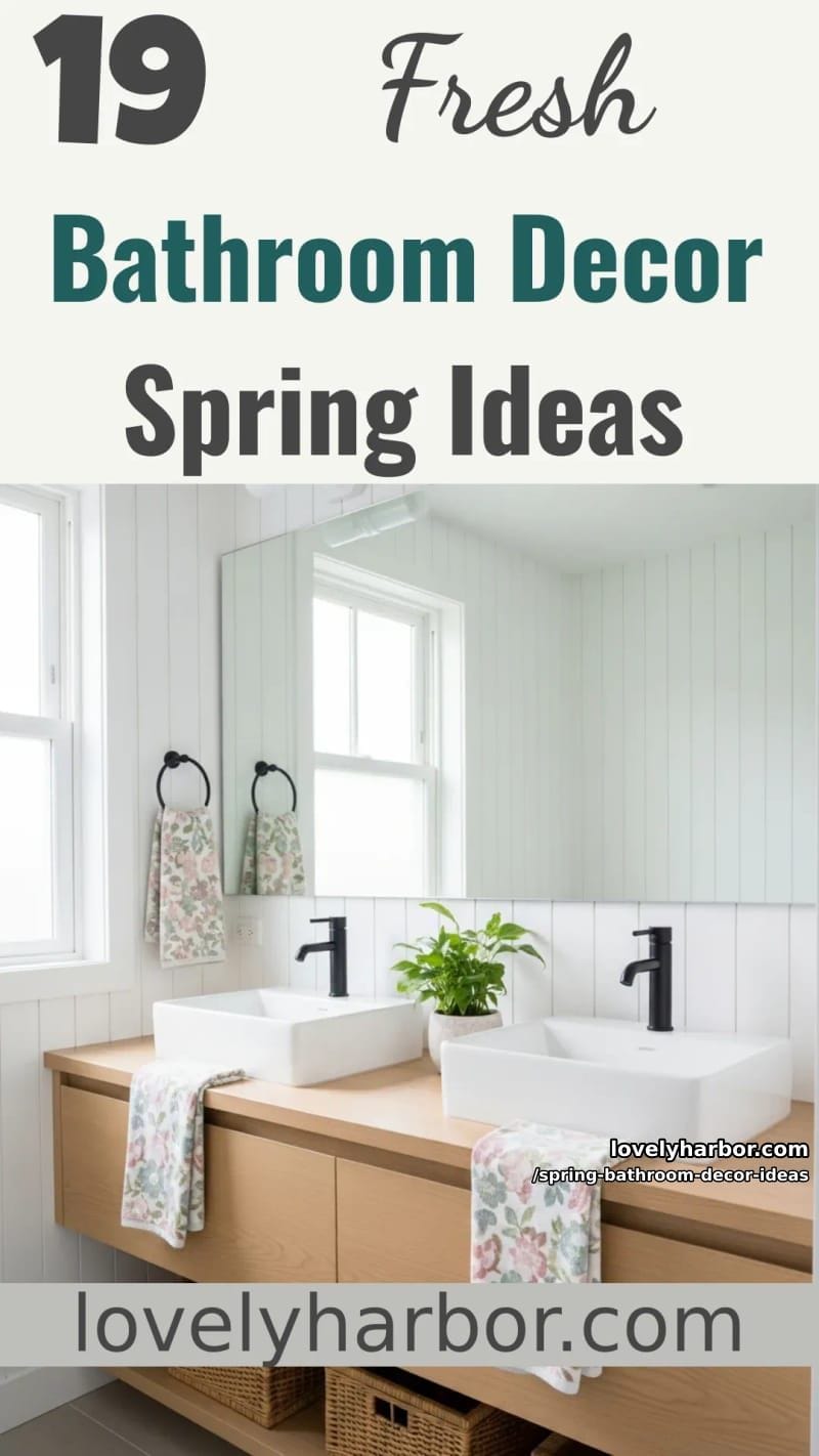 19 Unique Spring Bathroom Decor Ideas You’ll Love 55 enjoy these spring bathroom decor ideas 54