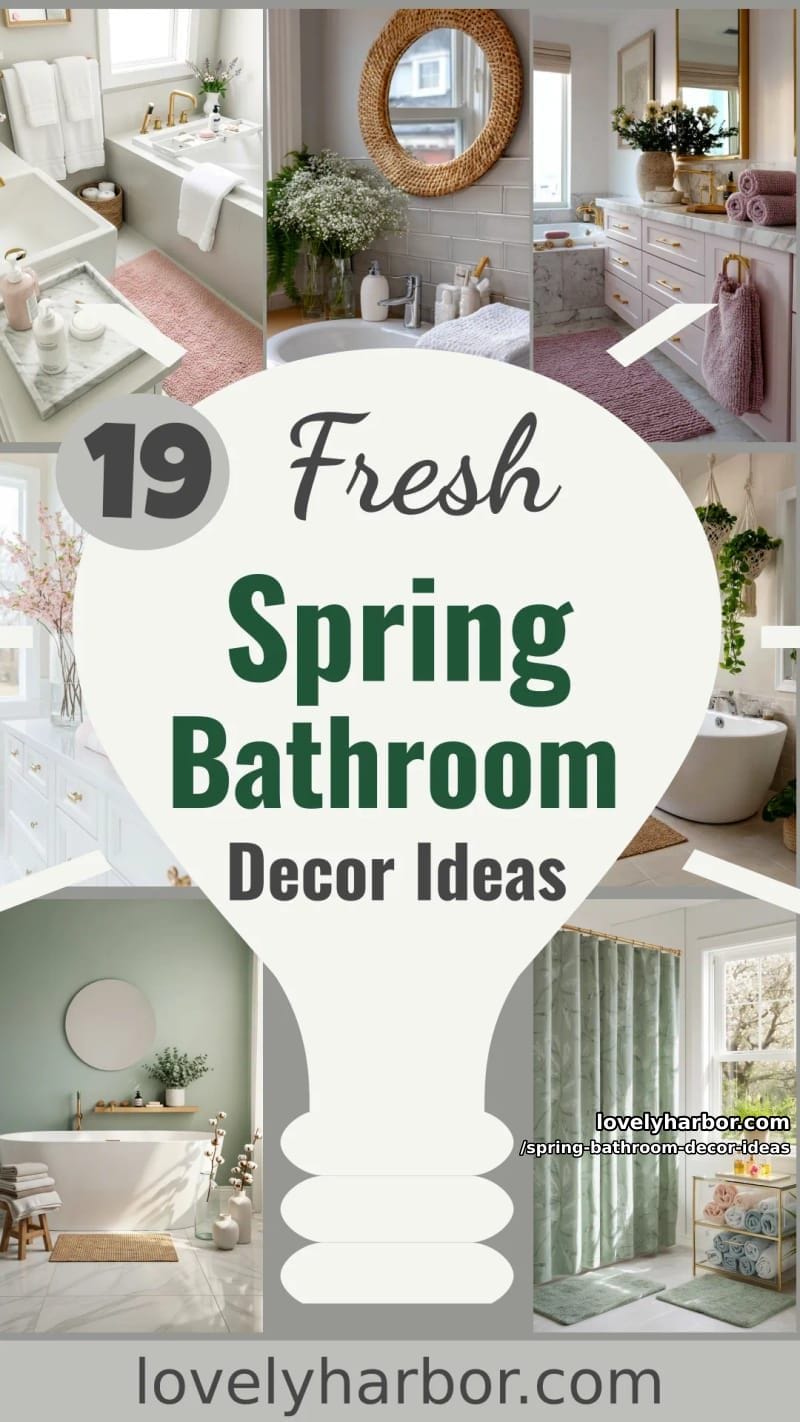 19 Unique Spring Bathroom Decor Ideas You’ll Love 58 enjoy these spring bathroom decor ideas 57