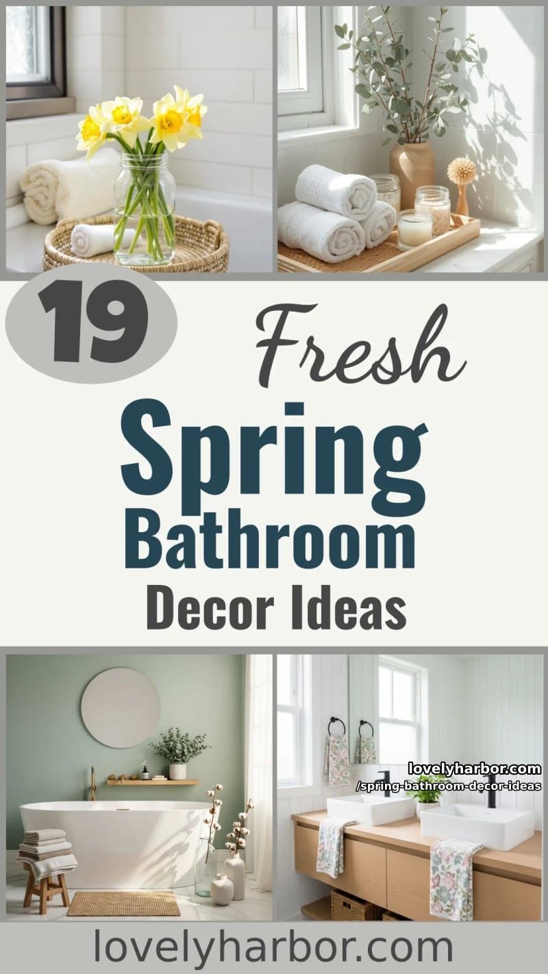 19 Unique Spring Bathroom Decor Ideas You’ll Love 59 enjoy these spring bathroom decor ideas 58