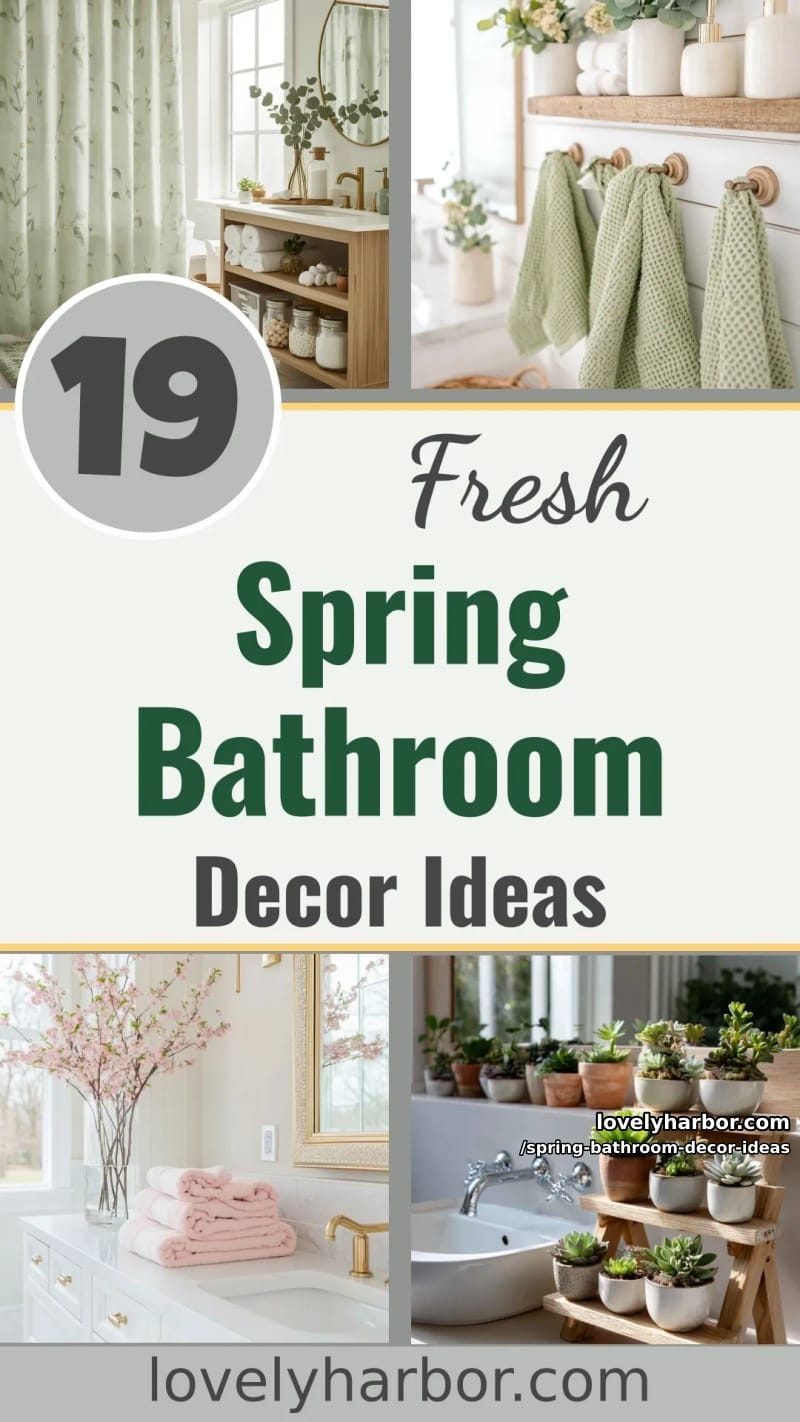 19 Unique Spring Bathroom Decor Ideas You’ll Love 60 enjoy these spring bathroom decor ideas 59