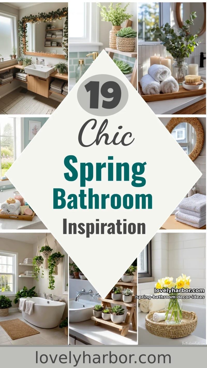 19 Unique Spring Bathroom Decor Ideas You’ll Love 61 enjoy these spring bathroom decor ideas 60