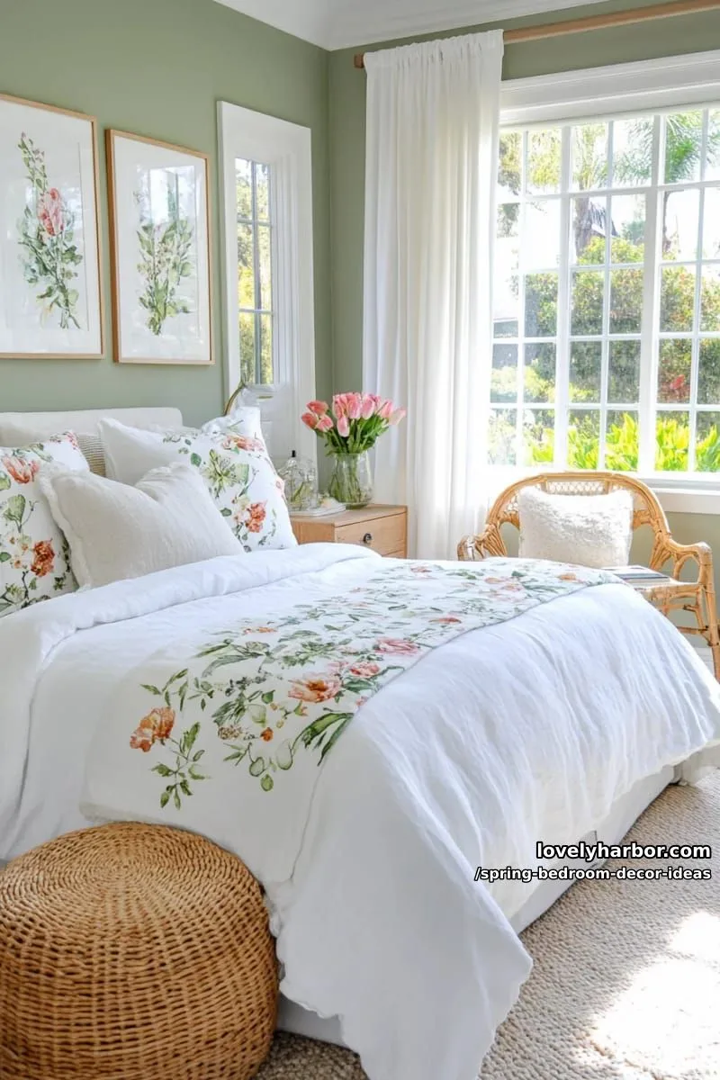 21 Unique Spring Bedroom Decor Ideas For 2026 32 layer your bed in soft linen sheets with watercolor floral patterns. 1