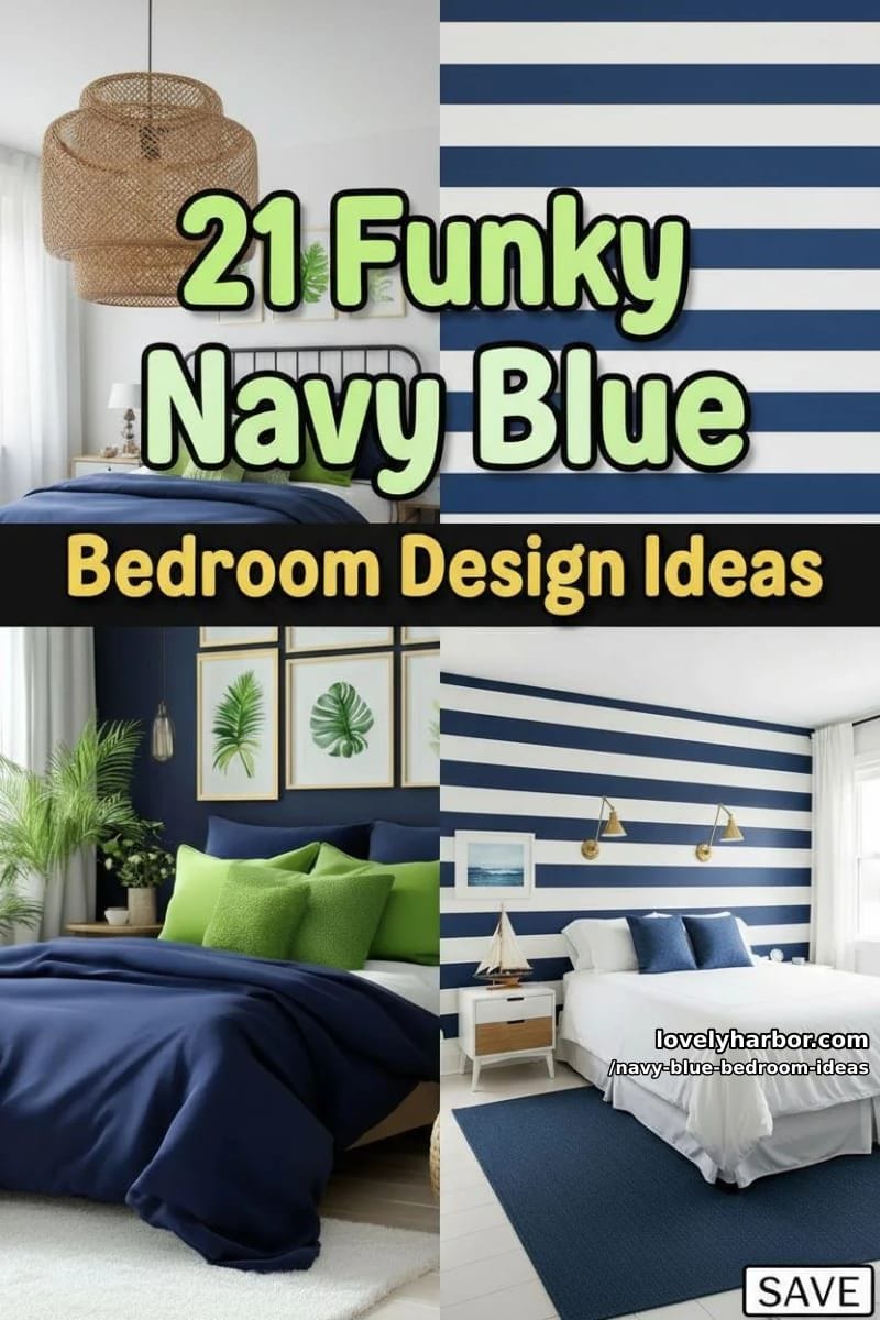 21 Stunning Navy Blue Bedroom Design Ideas 62 navy blue bedroom ideas - Collage 61